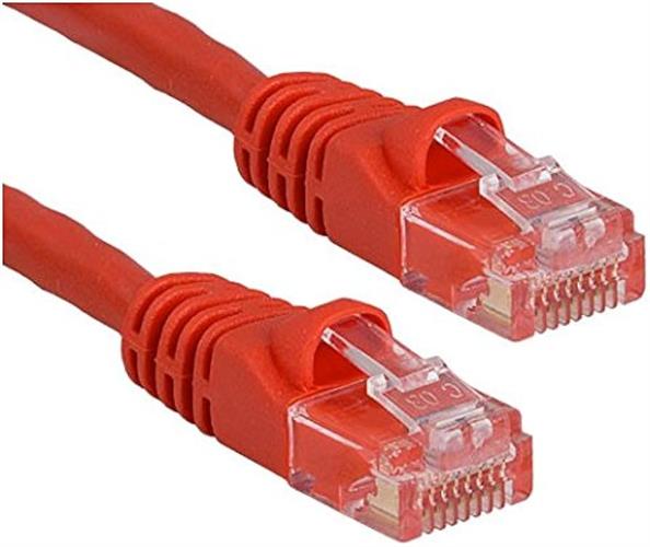 כבל רשת מסוכך CAT6a אורך 3 מטר אדום