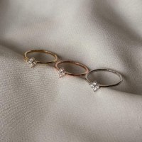 טבעת פרח- כסף