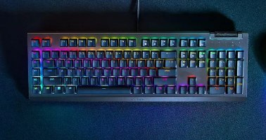 מקלדת מכנית Razer BlackWidow V4 לגיימינג עם מתגי Green וגלגלת מדיה – תמונה 2
