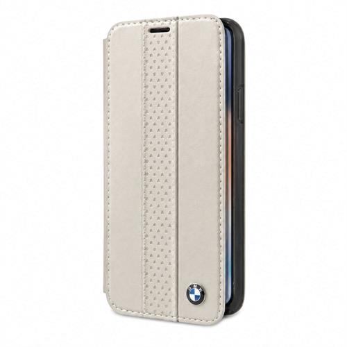 CG Mobile כיסוי ספר מעור אמיתי לאייפון X/XS בצבע שחור BMW רשמי