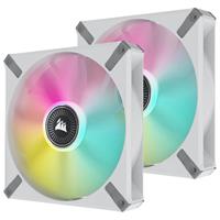 Corsair iCUE ML140 RGB ELITE Premium 140mm PWM לבן - שני מאווררים