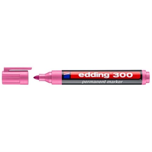 טוש פרמננט 300 טיפ עגול 1.5-3 מ"מ ורוד אדינג edding