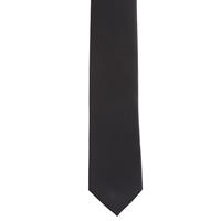 עניבה חלקה אפור כהה