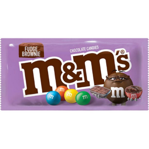 שוקולד M&M במילוי קרם שוקולד בטעם בראוניז 🍫 40 גרם
