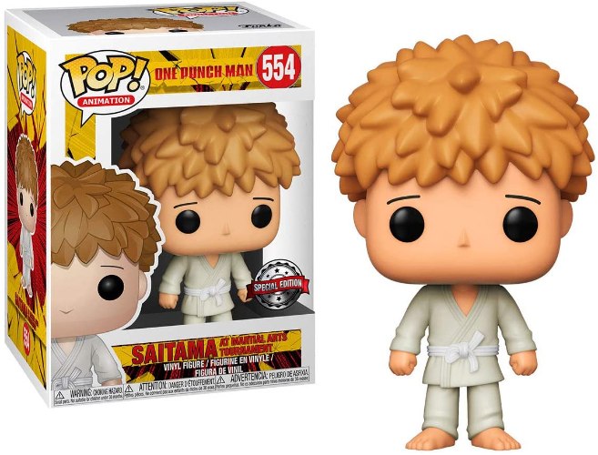 בובת פופ מהדורה מיוחדת 554 One Punch Man Saitama At Martial Arts POP Funko