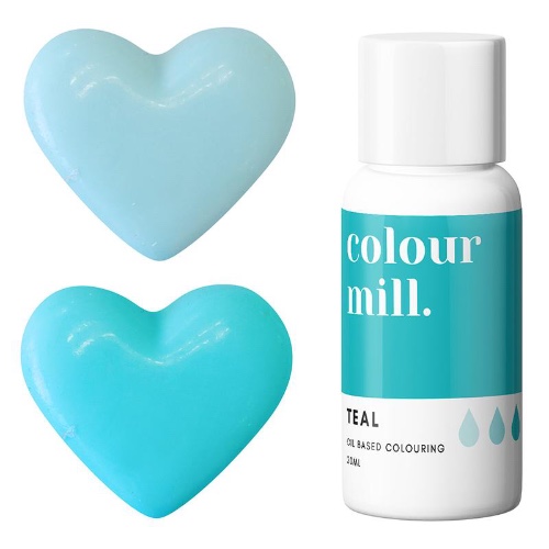 צבע מאכל ג'ל לשוקולד colour mill טורקיז Teal- כשר