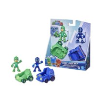 כוח פיג’יי PJ Masks Gekko vs Night Ninja racers are ready