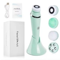 מברשת ניקוי פנים נטענת 4 ב1 FaceBrush