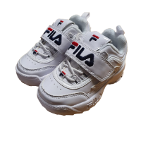 FILA|פילה- וינטג' תינוקות- לבן סקוץ' גדול לוגו
