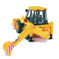 ברודר - טרקטור JCB דחפור + שופל - Bruder 02428