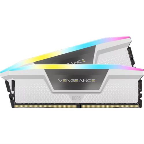 ז.לנייח Corsair Vengeance RGB DDR5 32GB 2X16 6000MHZ C36 White