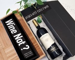 מארז לבקבוק יין - "?Wine Not"