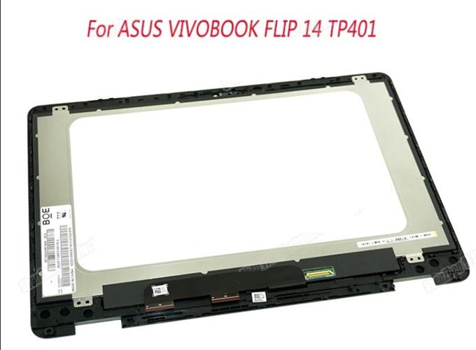 החלפת מסך מגע למחשב אסוס Asus TP401M screen with touch with frame 1366X768