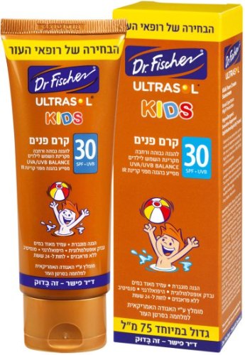 ד"ר פישר-קרם פנים להגנה  SPF 30 לילדים