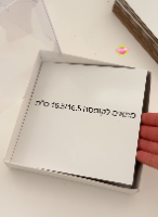 10 יחידות משטח עץ עם ציפוי לבן 16/16 ס''מ