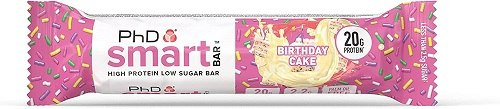 מארז 12 יחידות - חטיף חלבון - חטיף חלבון עוגת יום הולדת - PHD SMART BAR