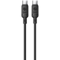 כבל טעינה מהירה 1.2M צבע שחור Miracase MTCS240W – שני מחברי USB-C שחורים עם לוגו Miracase ו-240W