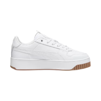 PUMA Carina Street Lux Women's Sneakers White סניקרס פומה נשים לבן לוגו זהב