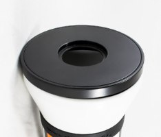 אגרטל מונדריאן עם מתאם נשלף לפרח בודד Ring - קווי מתאר- מארז לא מושלם