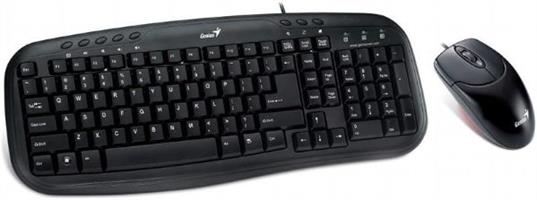 סט חוטי Genius Smart KM-200 Keyboard and Mouse USB Black