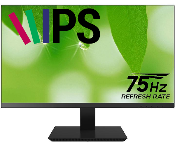 מסך Solid H2390 FHD IPS 5Ms VGA HDMI Speakers 75Hz Black