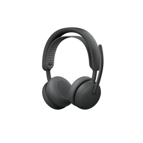 אוזניות לעבודה Logitech Zone Wireless 2 ES UC עם מקלט וביטול רעשים אקטיבי