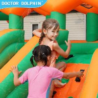 מתנפח מים עם מגלשה דו-מסלולית W73028 מבית Doctor Dolphin