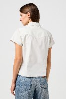 מכופתרת WRANGLER CRAZY INDIGO לבן