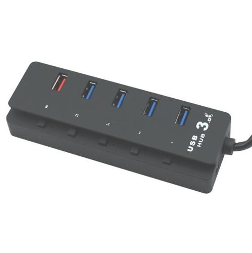 מפצל אקטיבי כולל חיבור מתח Gold-Touch 4 PORT USB 3.0