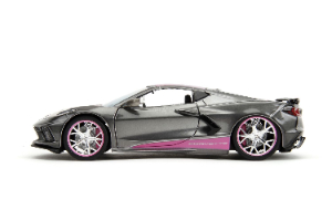 ג'אדה - פינק סליפס שברולט -  JADA TOYS Chevrolet Corvette Stingray Pink Slips 1:24