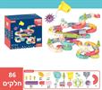 86 חלקים רק - משחק מסלול לאמבטיה