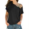 שחור - חולצת כתף דגם - SHAY