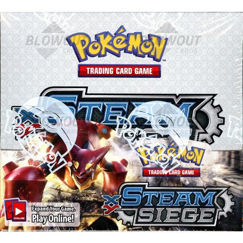 קלפי פוקימון בוסטר בוקס Pokemon XY Steam Siege Booster Box