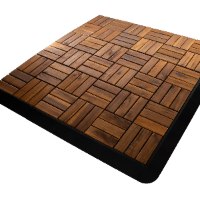 מארז 9 יח' אריחי דק 30*30 ס"מ 12 משולבים עץ Acacia חום בהיר