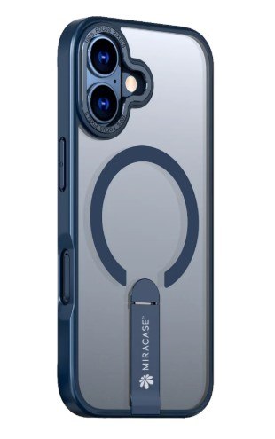 קייס לטלפון נייד מירקייס דגם Mirastand עבור iPhone 17 כחול