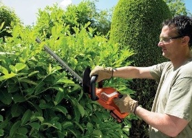גוזם גדר חיה 45 ס״מ Black+Decker GTC1845L20 לניקוי שיחים בצורת עבודה נוחה