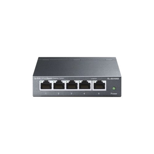 מתג שולחני TP-Link TL-SG105S עם 5 יציאות 1Gbps
