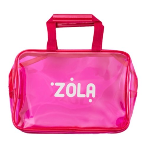 Zola תיק איפור ורוד זוהר