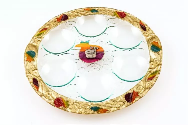 קברט עגול לראש השנה עם ברכת שנה טובה