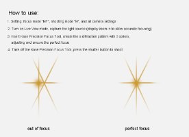 Kase Star Focusing Filter - Bright Star Filter 100x100 פילטר לעזרה בפוקוס בצילומי לילה