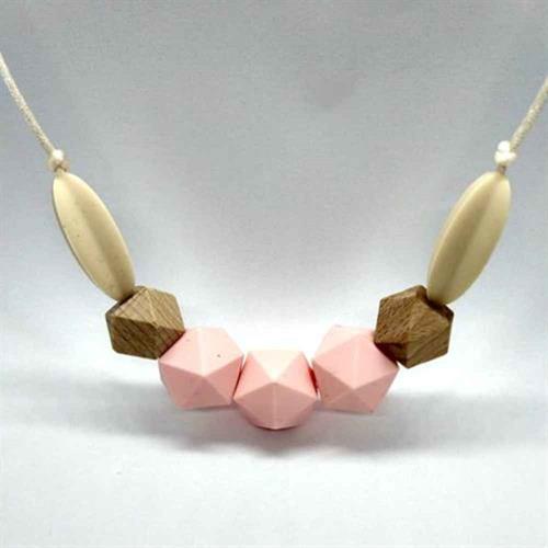 Pink Lady breastfeeding necklace from EMUSH