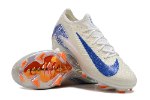 ללא גרב - נעלי כדורגל Nike Air Zoom Mercurial Superfly IX Elite לבן כחול