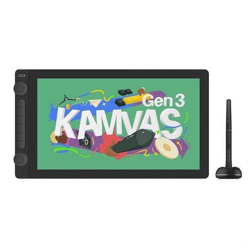 Huion Kamvas 16 Gen3 15.8" 2.5K QHD Drawing Screen Black