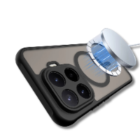 כיסוי מט עם תמיכה ב-Magsafe למכשיר שיאומי XIAOMI 17 צבע שחור