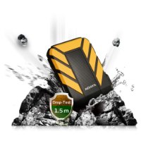 כונן קשיח חיצוני עמיד - ADATA HD710 Pro 1TB - צהוב