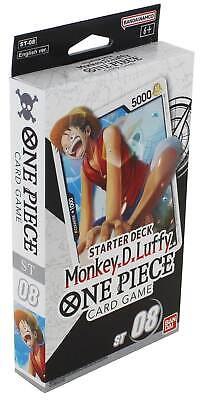 קלפי וואן פיס סטרטר דק למתחילים One Piece TCG: Monkey.D.Luffy Starter Deck ST-08 2023