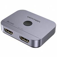 בורר תצוגה Vention HDMI 2.0 8K 2-Port Bi-Directional