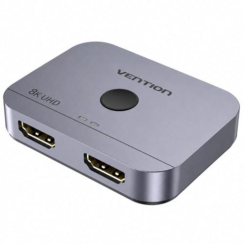 בורר תצוגה Vention HDMI 2.0 8K 2-Port Bi-Directional