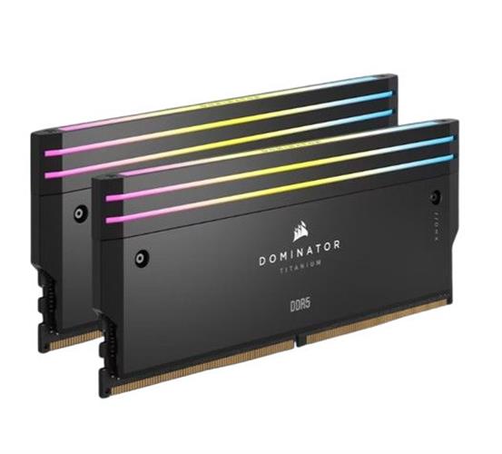 ז. לנייח Corsair Dominator Titanium RGB 32GB 2X16 DDR5 6000 C30