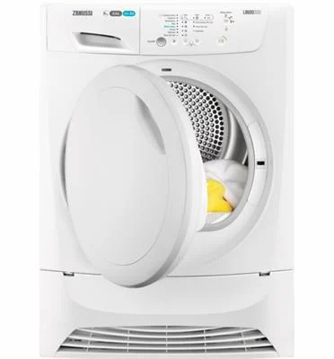 מייבש כביסה פתח חזית 8 ק”ג קונדנסור ZANUSSI דגם ZDC82026Z